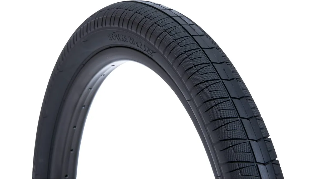 Salt BMX Bicycle Tires - 20' x 2.2', 65PSI, Black - Durable Wraparound Tread for Speed & Grip