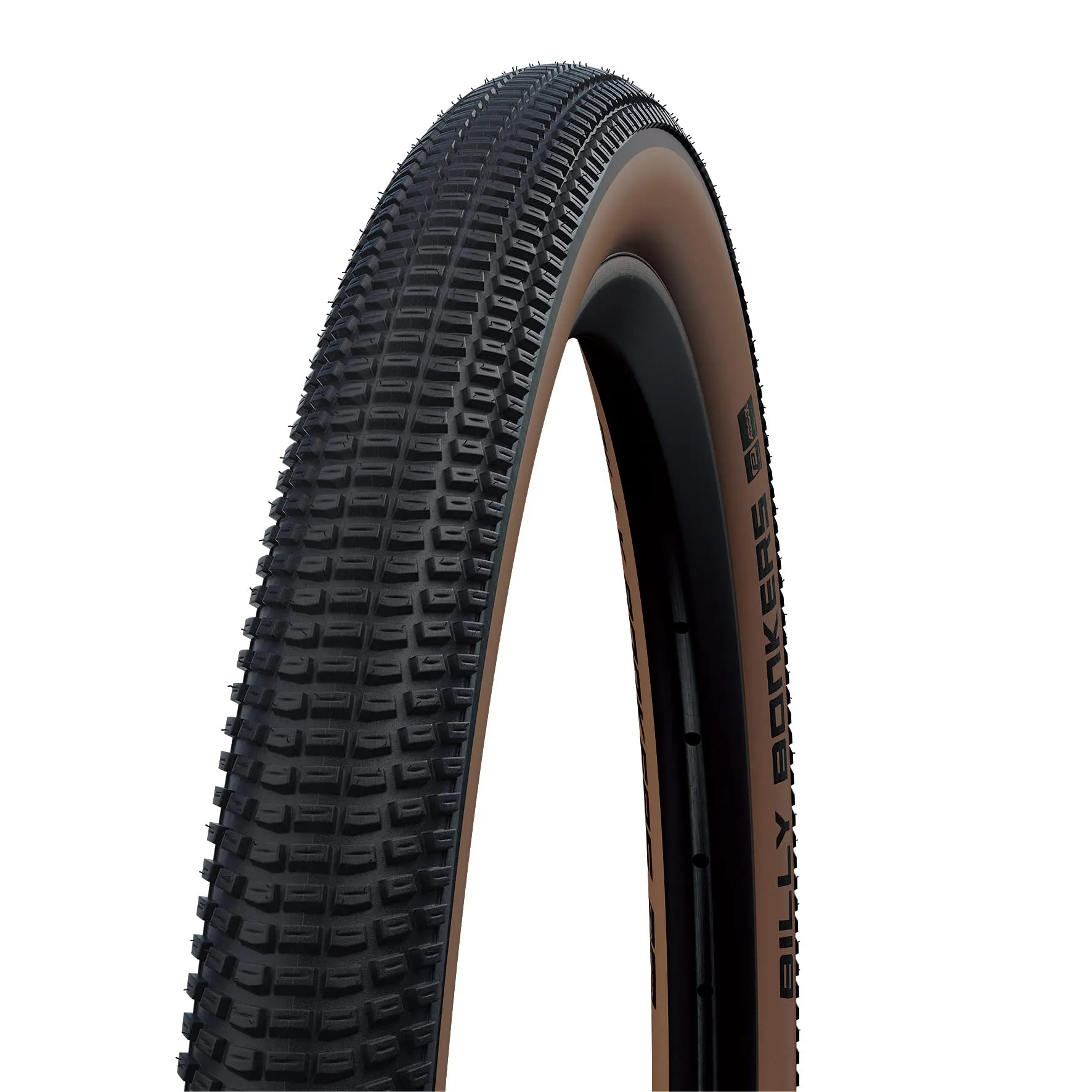 SCHWALBE Billy Bonkers Folding Tyre, 20x2.00, Bronze Skin - Ideal for Pumptrack and Dirt Jumping