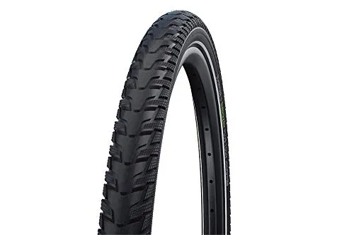 SCHWALBE Energizer Plus Tour Perf 28x1.40 Tyres with GreenGuard TwinSkin - Durable & Reflective