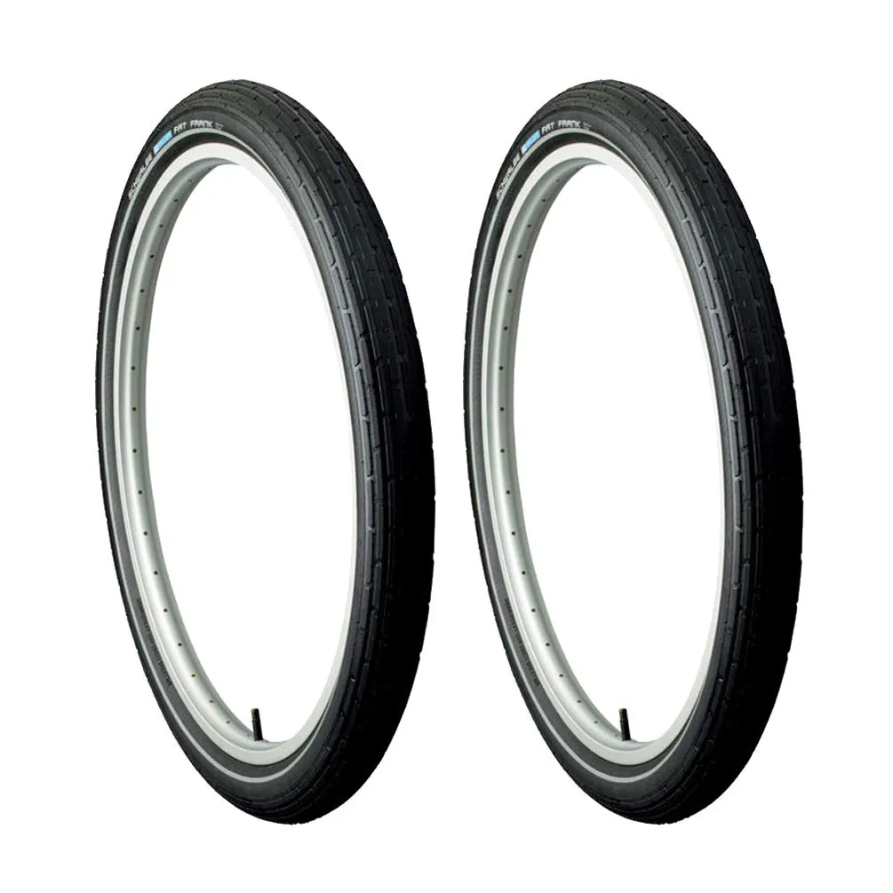 Schwalbe Fat Frank Kevlar Guard Clincher Bike Tire 26 x 2.35 Black Reflex - Ultimate Cruiser Tire