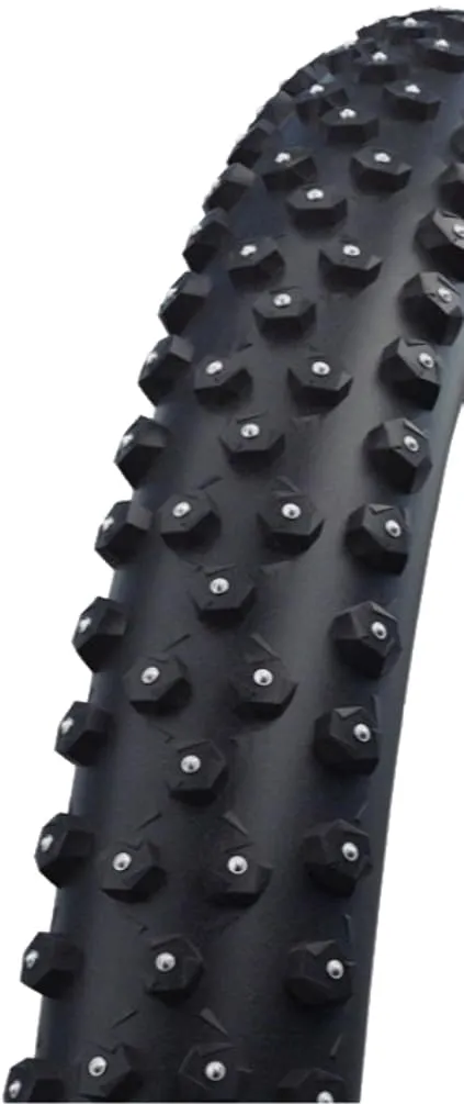Schwalbe Ice Spiker Pro 29x2.6 Tubeless Tire - Studded, E-Bike Rated, 358 Spikes for Maximum Grip