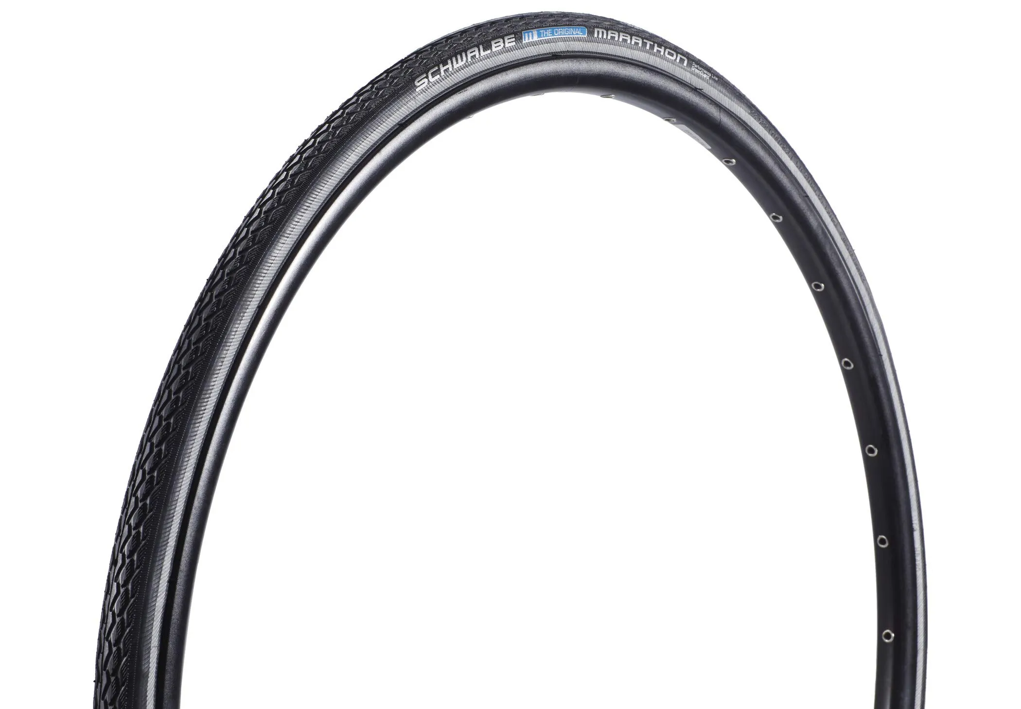 SCHWALBE Marathon Green Guard Trekking Bike Tyre 28 x 1.75 inch with Reflective Stripe
