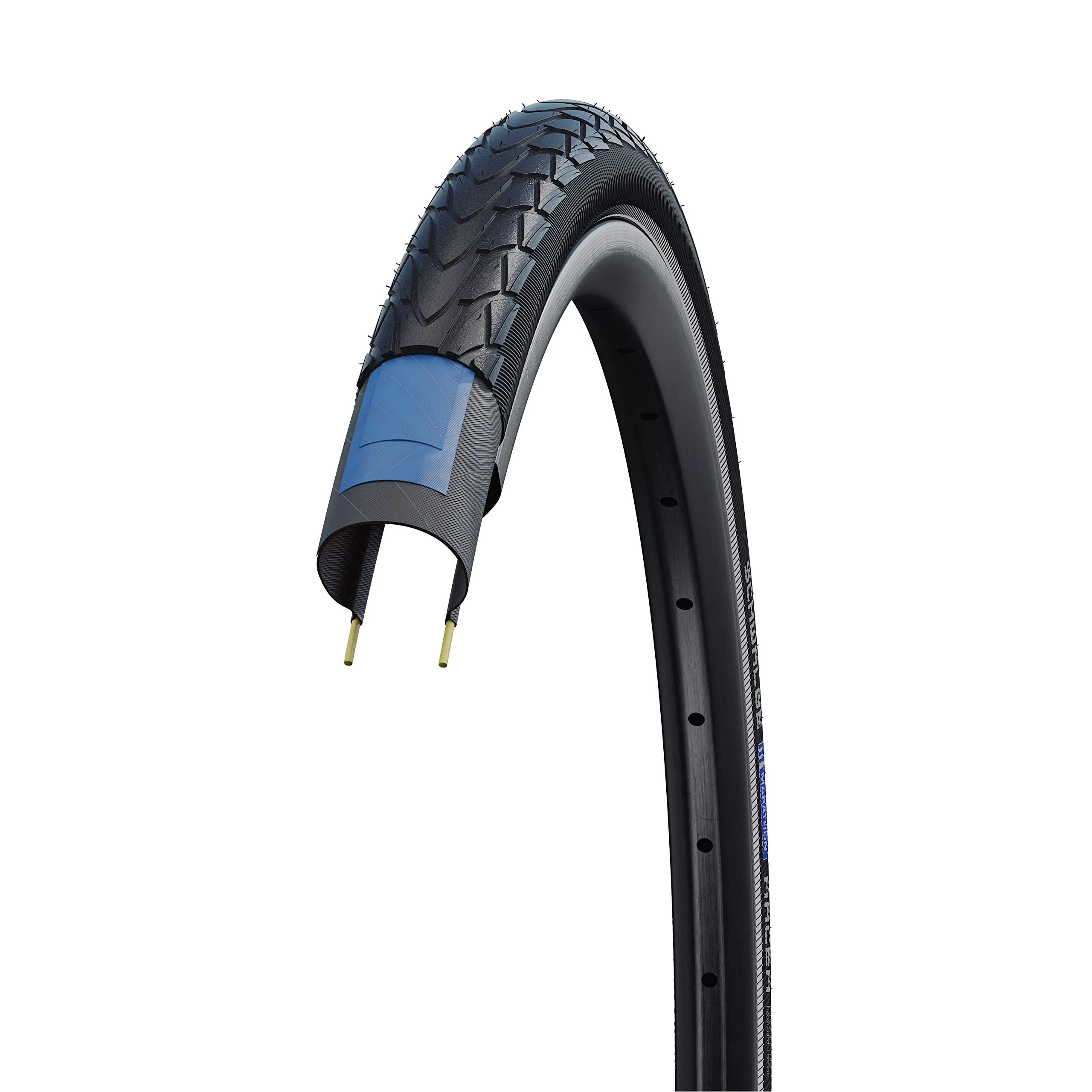 Schwalbe Marathon Racer SGC 20x1.5' - Lightweight & Fast Clincher Tire with Race Guard Protection