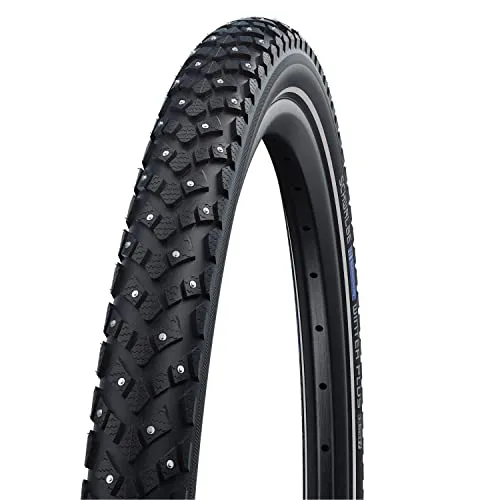 Schwalbe Marathon Winter Plus 26x1.75 Hybrid Bike Tires with Puncture Protection and Spikes