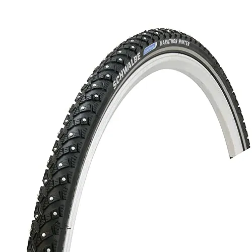 Schwalbe Marathon Winter Plus Tire 700x40 - Black/Reflective, 240 Studs, Performance Line