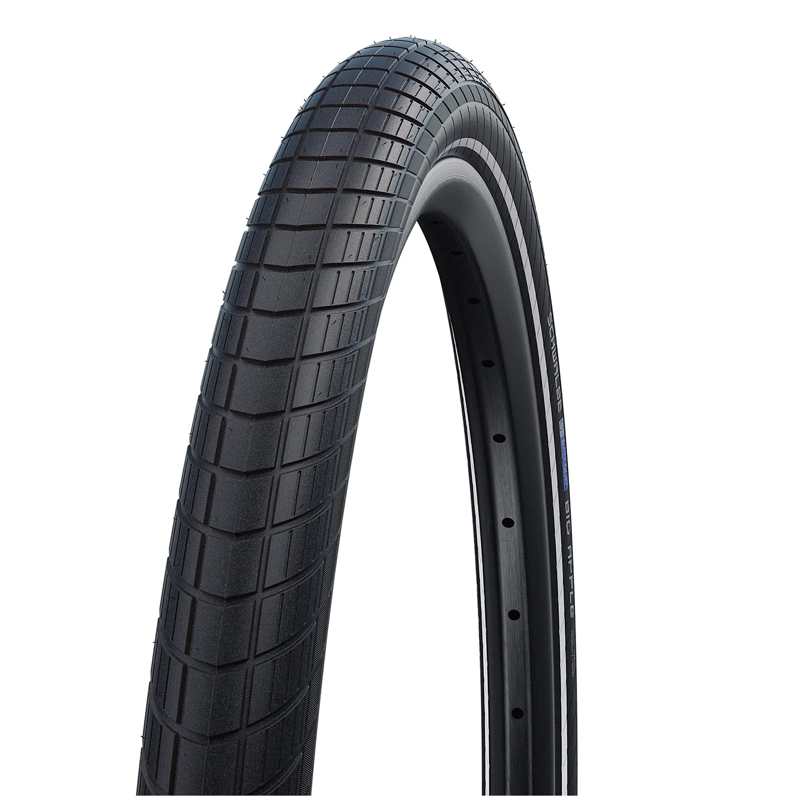 Schwalbe Men's Big Apple Tyres 26x2.0-Inch with Race Guard Protection & Reflective Sidewalls