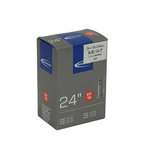 Schwalbe Presta Inner Tube 24 x 1.5-2.5 - 40mm SV10