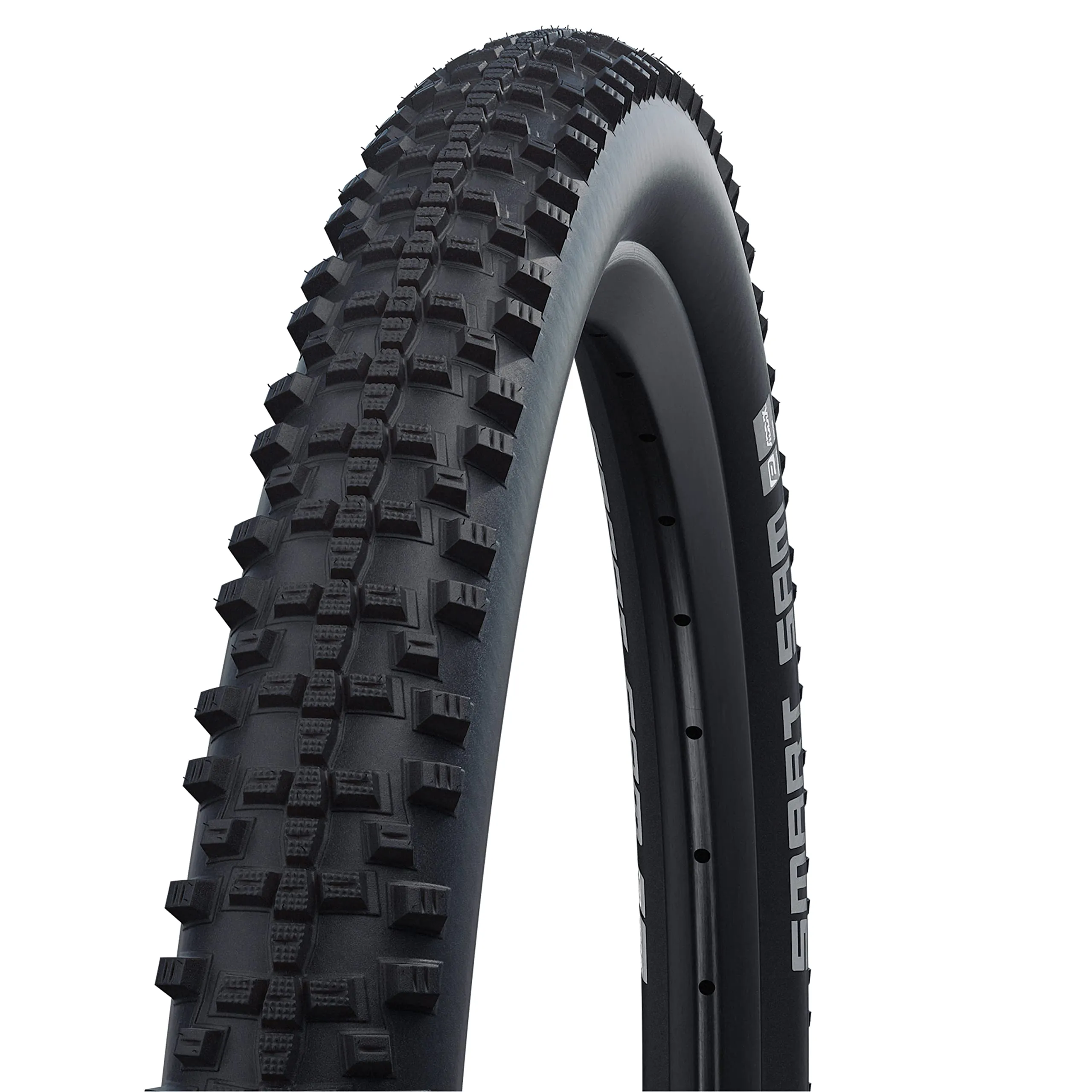 Schwalbe Smart Sam Performance Tire 27.5x2.25', Compact Rib, Reliable Grip, All-Terrain Versatility