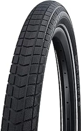 SCHWALBE Super Moto-X Tire 27.5' x 2.4' - GreenGuard, Snakeskin, Dual Compound, Black, 1125g