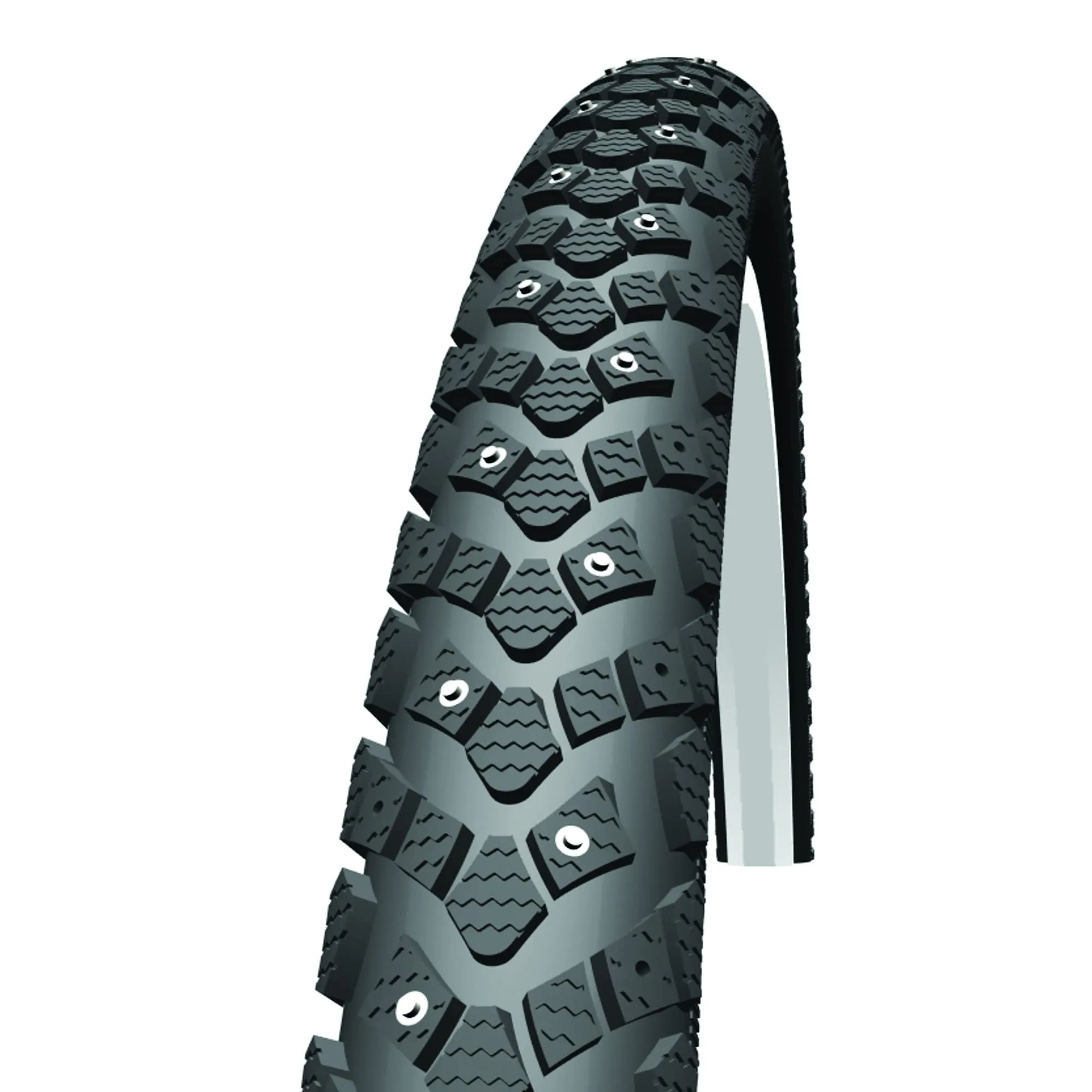 Schwalbe Winter 700Cx30C Studded Tire - Kevlar Guard, Reflex, Black, 28' x 1.20', 805g
