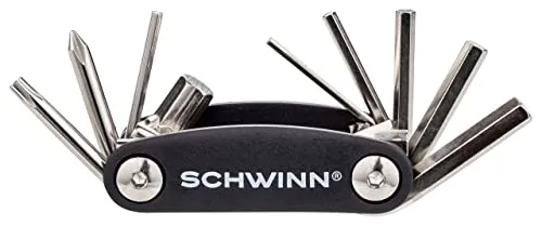 Schwinn Multi-Purpose Bike Repair Tool Kit - Portable Essentials for Quick Repairs on the Go