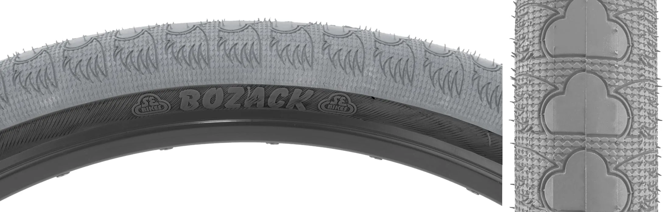 SE BIKES Bozack 29x2.4 Gy/Bk Wire Tire - Durable, High-Performance, Perfect for Any Terrain
