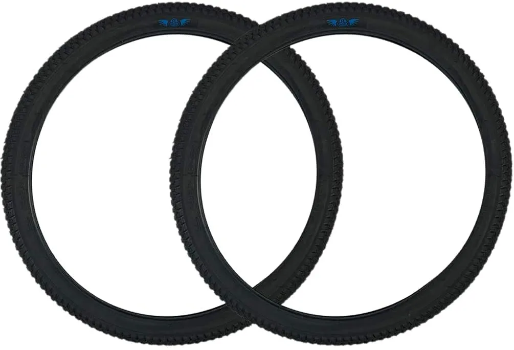 SE Bikes Cub 20x2.0 BMX Tire Pair - Durable All-Terrain Black Wire Bead Tires for Street & Dirt