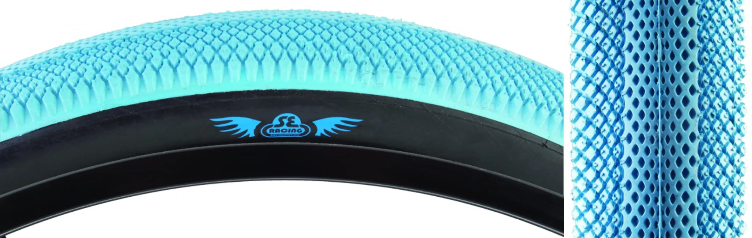 SE BIKES Speedster 27.5x3.0 Tire in L-BU/BK - Durable Wire, Perfect for All Terrain Adventures