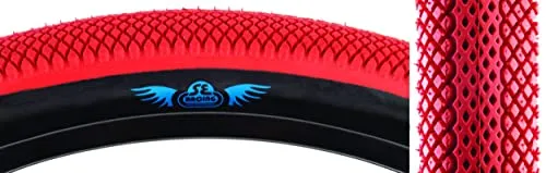 SE Bikes Speedster 29 x 2.1 BMX Street Replacement Tire Pair - Red, Durable Wire Bead Design