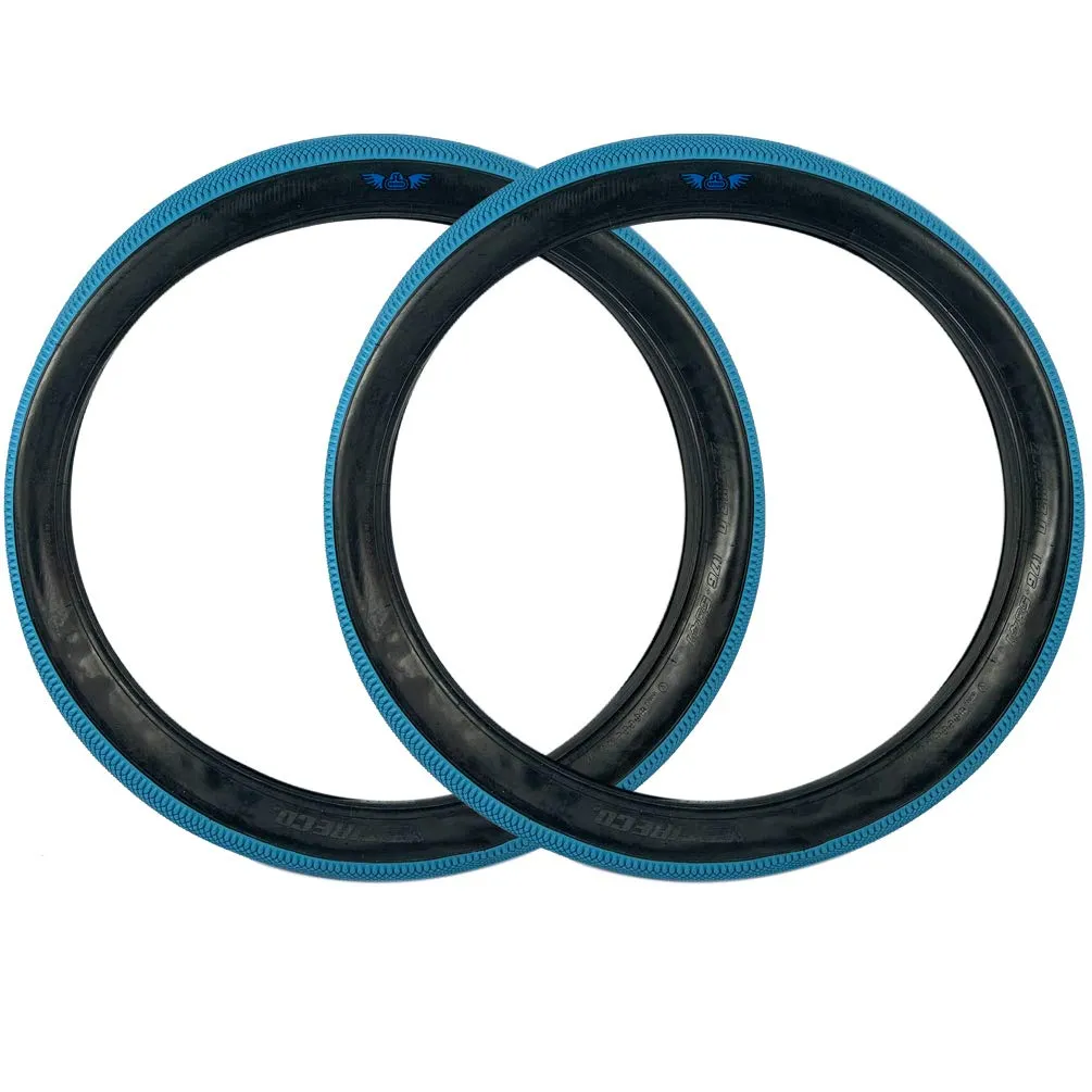 SE Bikes Speedster Beast Mode 27.5 x 3.0 Blue BMX Dirt & Street Tire Bundle for High Performance