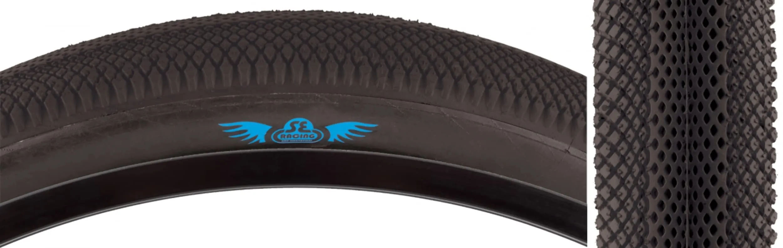 SE Bikes Speedster Bicycle Tire 29 x 2.8 Black - High Performance for BMX Racing & Urban Shredding