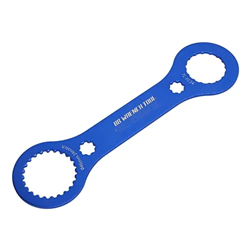Sempoda Aluminium Alloy Bike Fork Wrench - Expert Toolkit for Road Bike Maintenance, Dual-Function