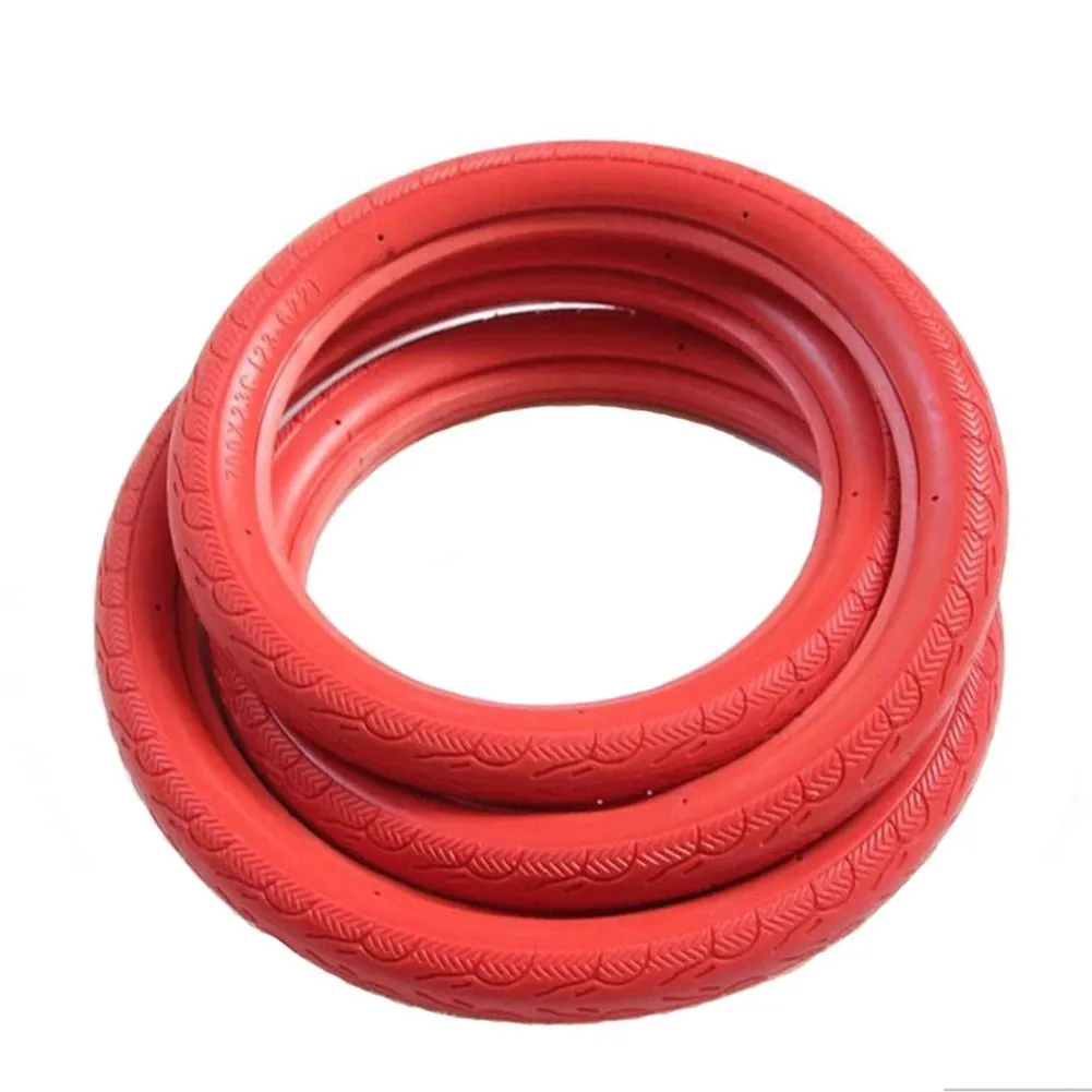 SENQI Fixed Gear Bicycle Solid Tires 700c x 23 - Sleek, Durable Design for Mountain & Road Riding