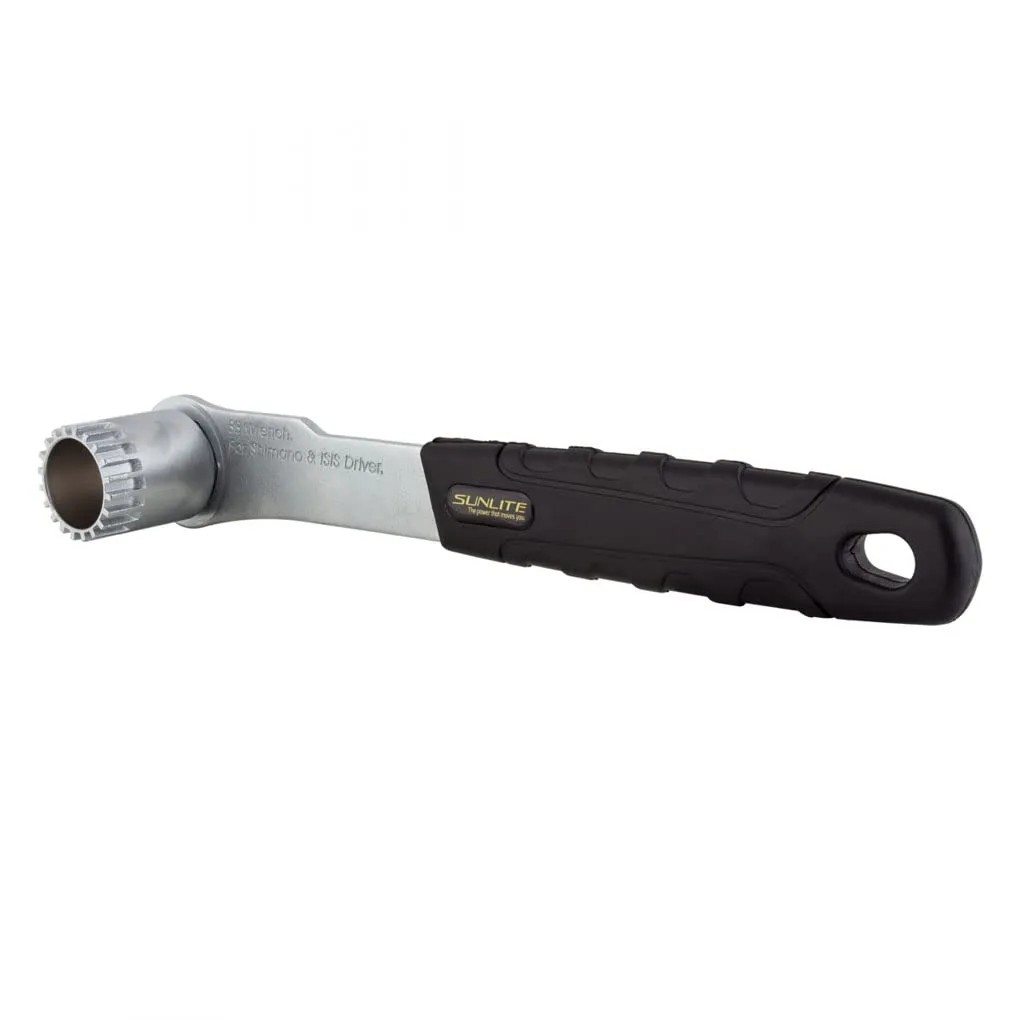 Shi/Isis B.B. Tool by Sunlite - Ergonomic 22 Tooth, Shimano Compatible, Hardened Steel, Dual Handle