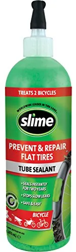 Slime 10056W Bike Tube Sealant - Eco-Friendly Non-Toxic 16oz Repair for All Bicycle Tubes