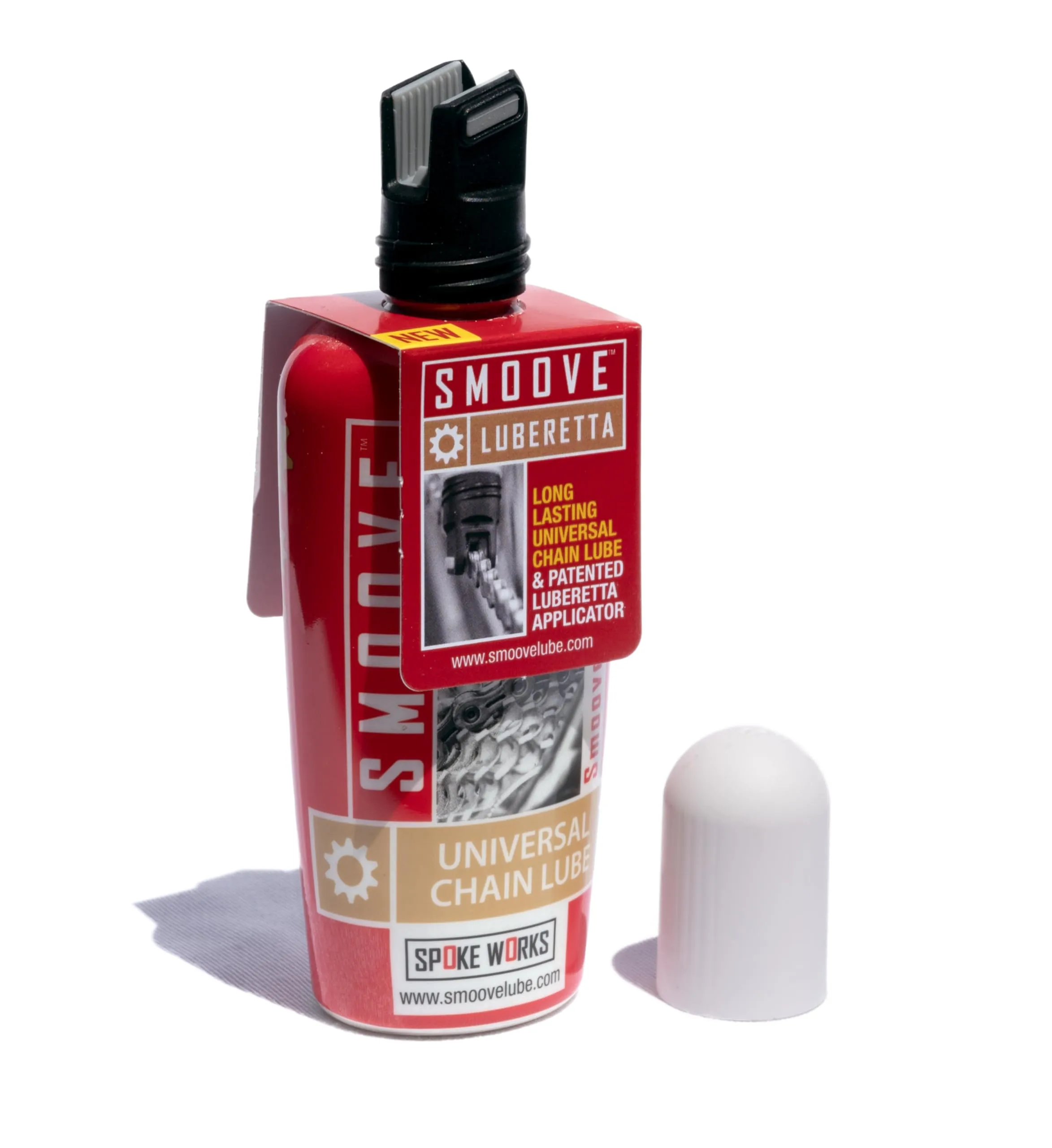 Smoove Lube with Luberetta Nozzle - Long-Lasting Bicycle Chain Lubricant for All Conditions