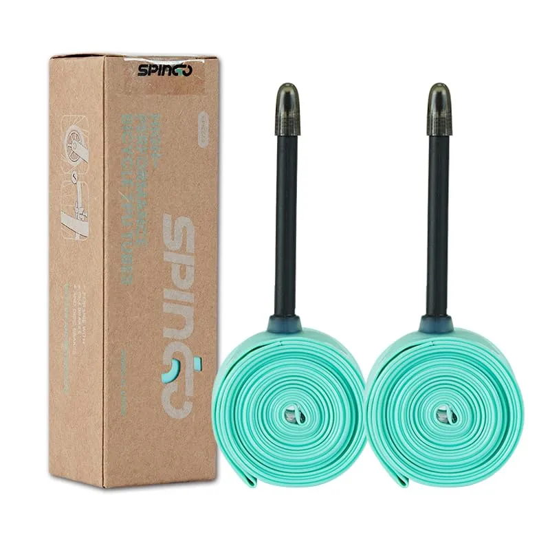 SPINGO 2-Pack TPU Inner Tubes 700C x 23-32C, Lightweight Presta Valves for MTB 26/27.5/29 Bikes