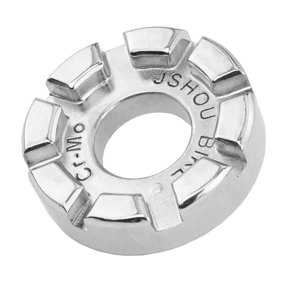 Spoke Wrench Tool for Mountain Bikes - 10/11/12/13/14/15G - Silvery Durable Spoke Wheel Spanner