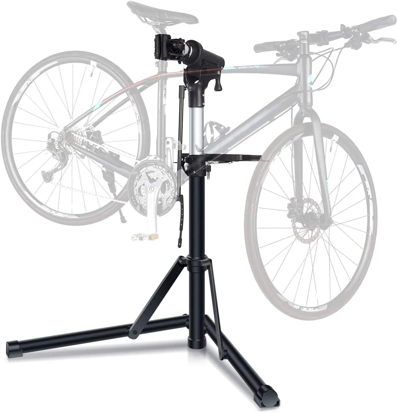 Sportneer Bike Repair Stand - Height Adjustable, 360° Rotatable, Max Load 60lbs, Magnetic Tool Tray