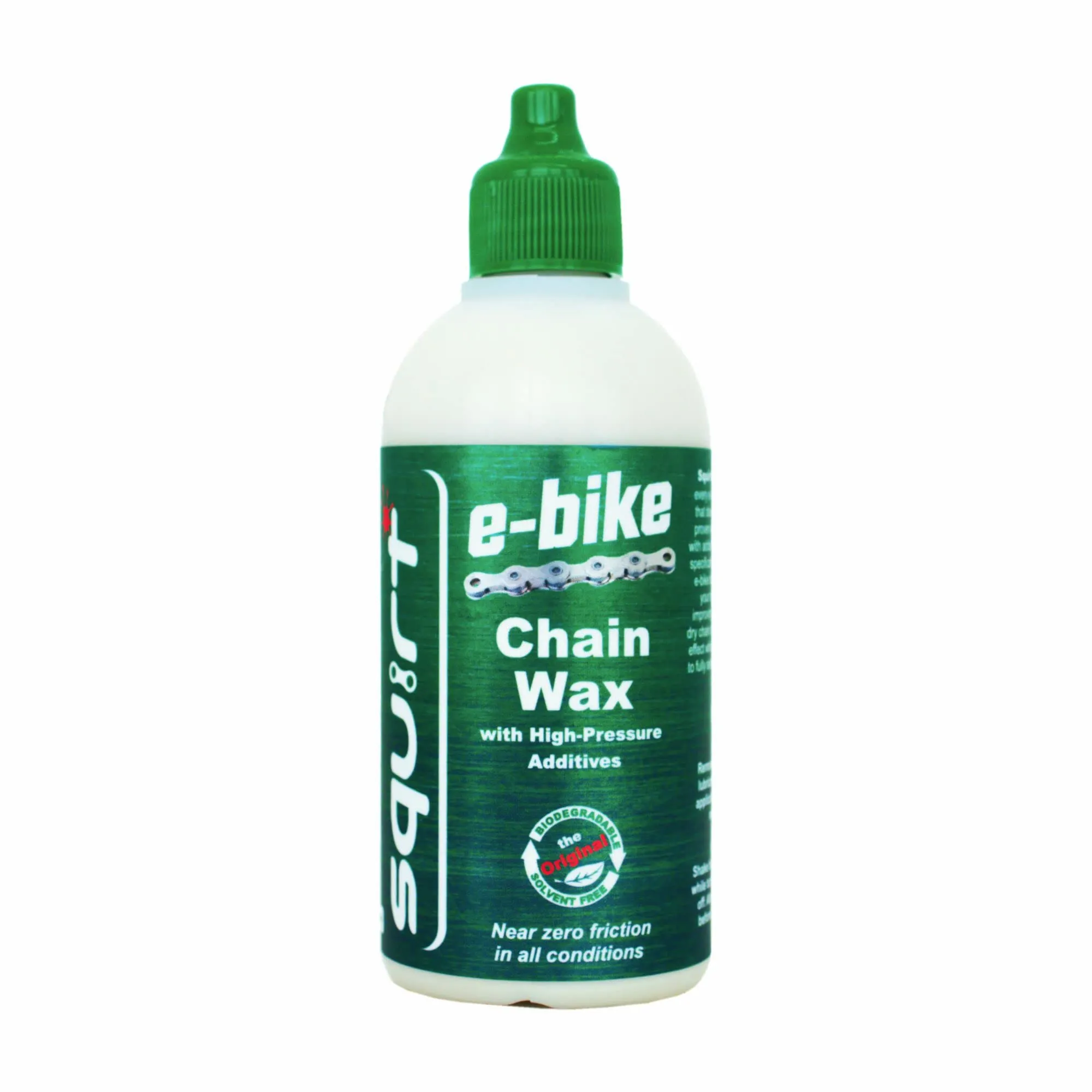 Squirt E-Bike Chain Wax 120ml - High-Pressure Additives for Wet & Dry Conditions - Eco-Friendly Lube