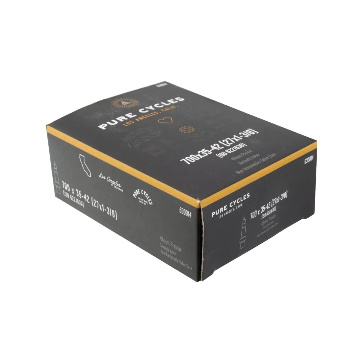 Standard Presta Tubes Pure 700 x 35-42 27x1-3/8 PV48 Smooth Non-Removable Valve for Everyday Use