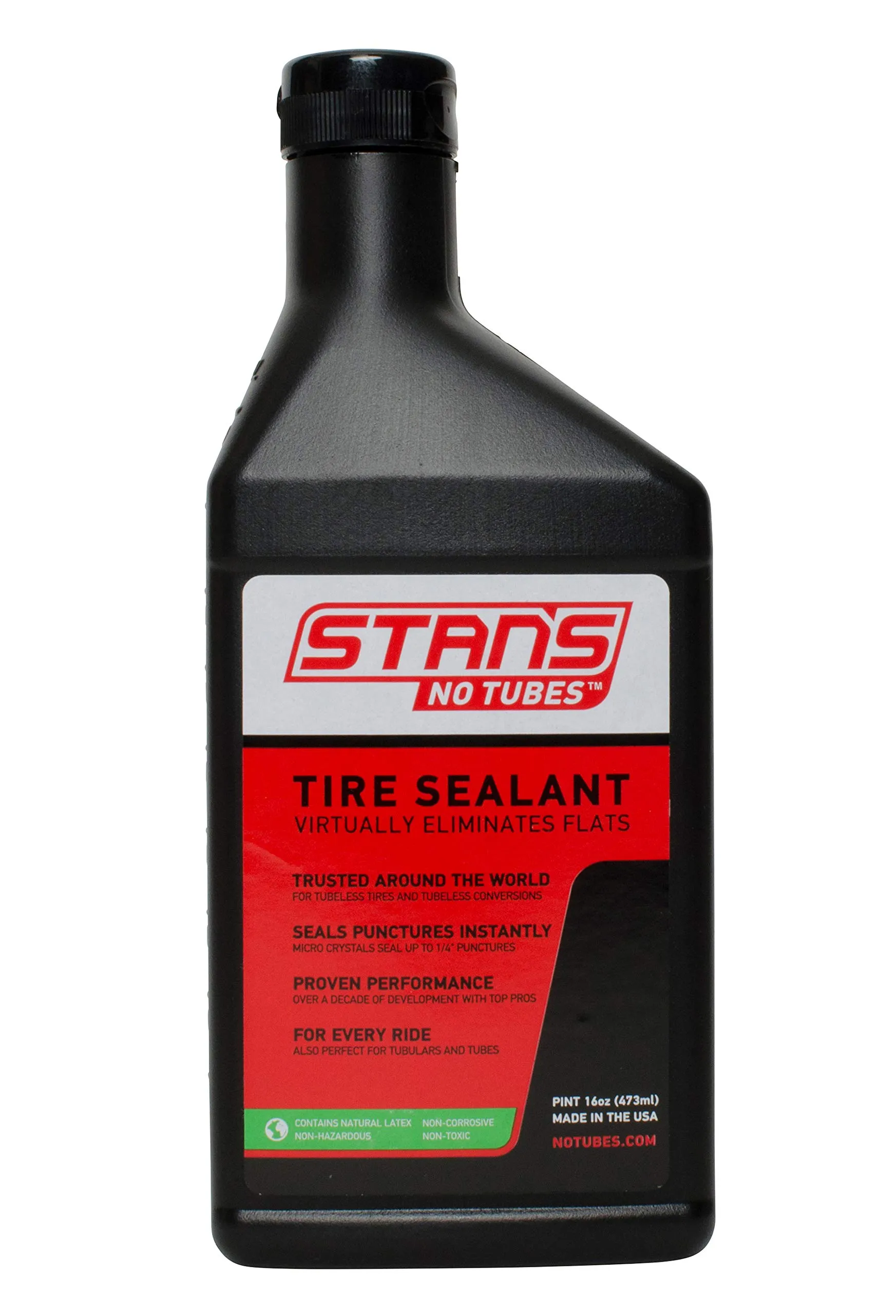 Stan's NoTubes Tire Sealant 16-Ounce - Seals Punctures Up to 1/4' Quickly, Lasting Protection