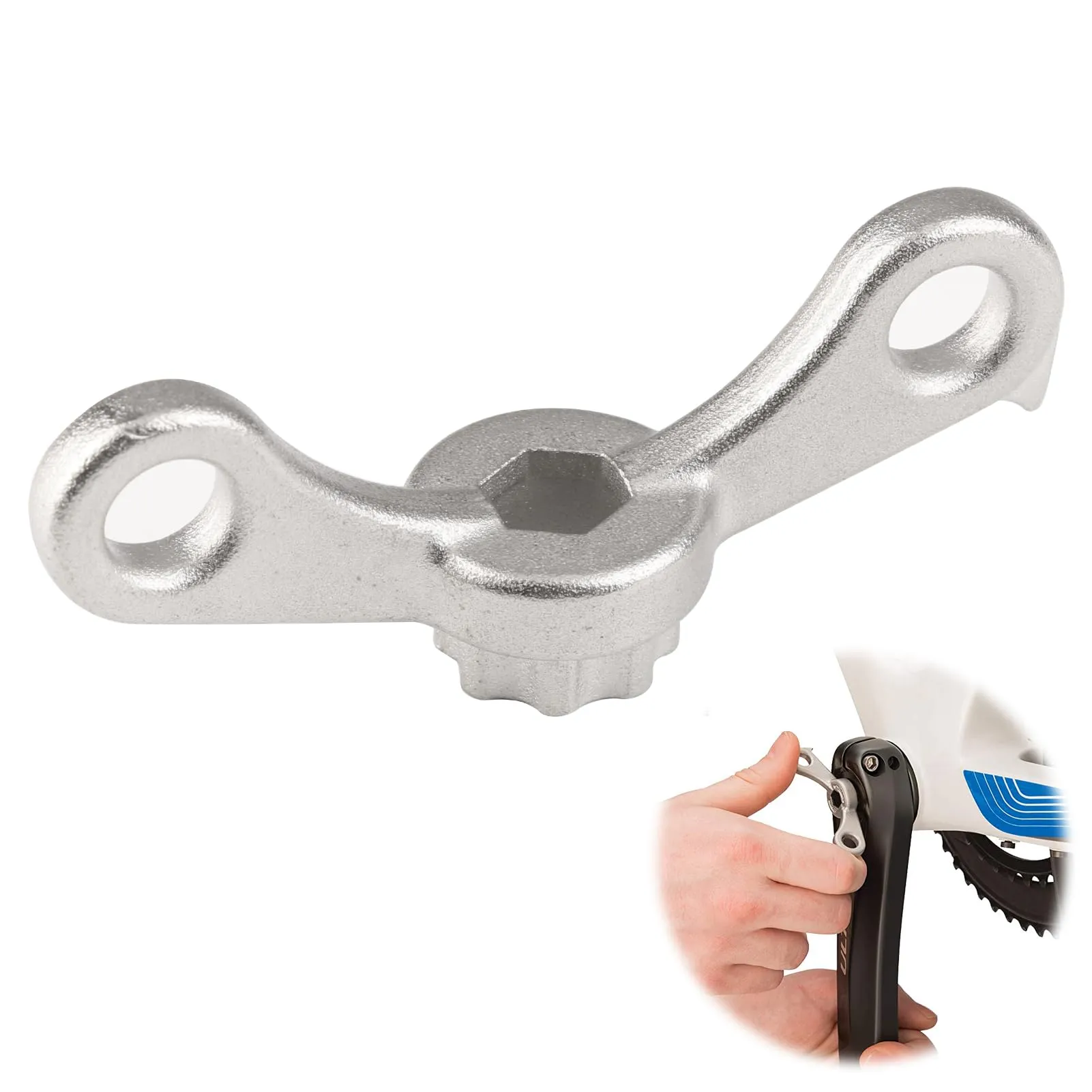 Steel Bike Crank Removal Tool for Shimano Cranksets - Durable, Ergonomic, and Easy to Use