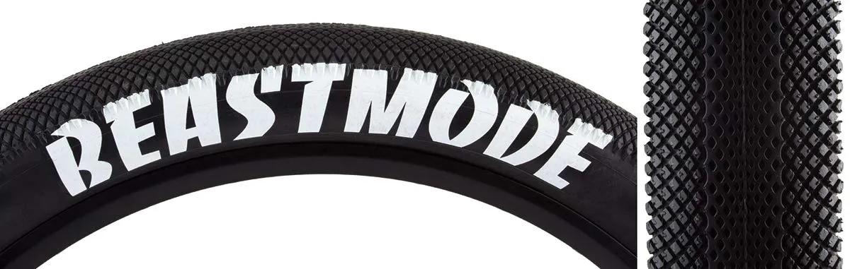 Sunlite Beastmode Wire Bead Bicycle Tire - 27.5'x3.0' - Durable Honeycomb Tread Design