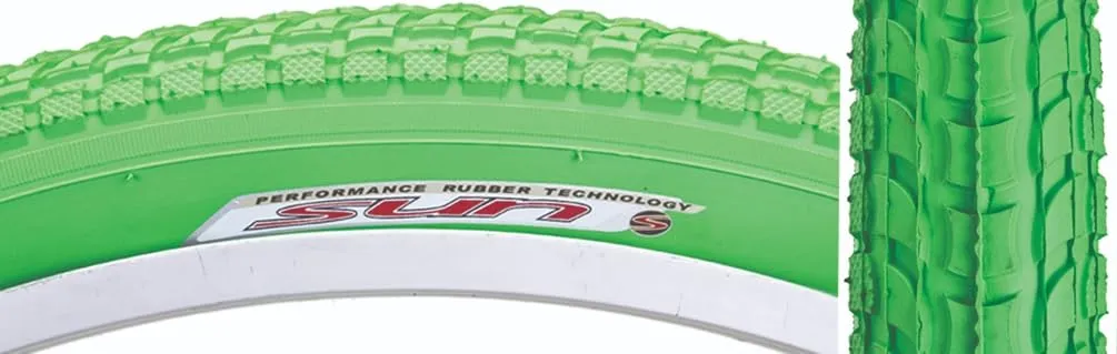 Sunlite Cruiser 927 Tires 26 x 2.125' - Balloon Tread, Shock Absorption, Multiple Colors Available