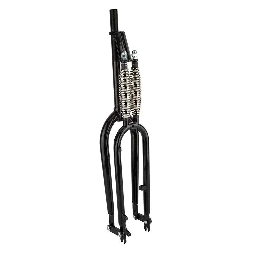 Sunlite Deluxe 26' Springer Fork Replica - Monark Style Linkage, Full Chromoly, Disc/Drum Brake