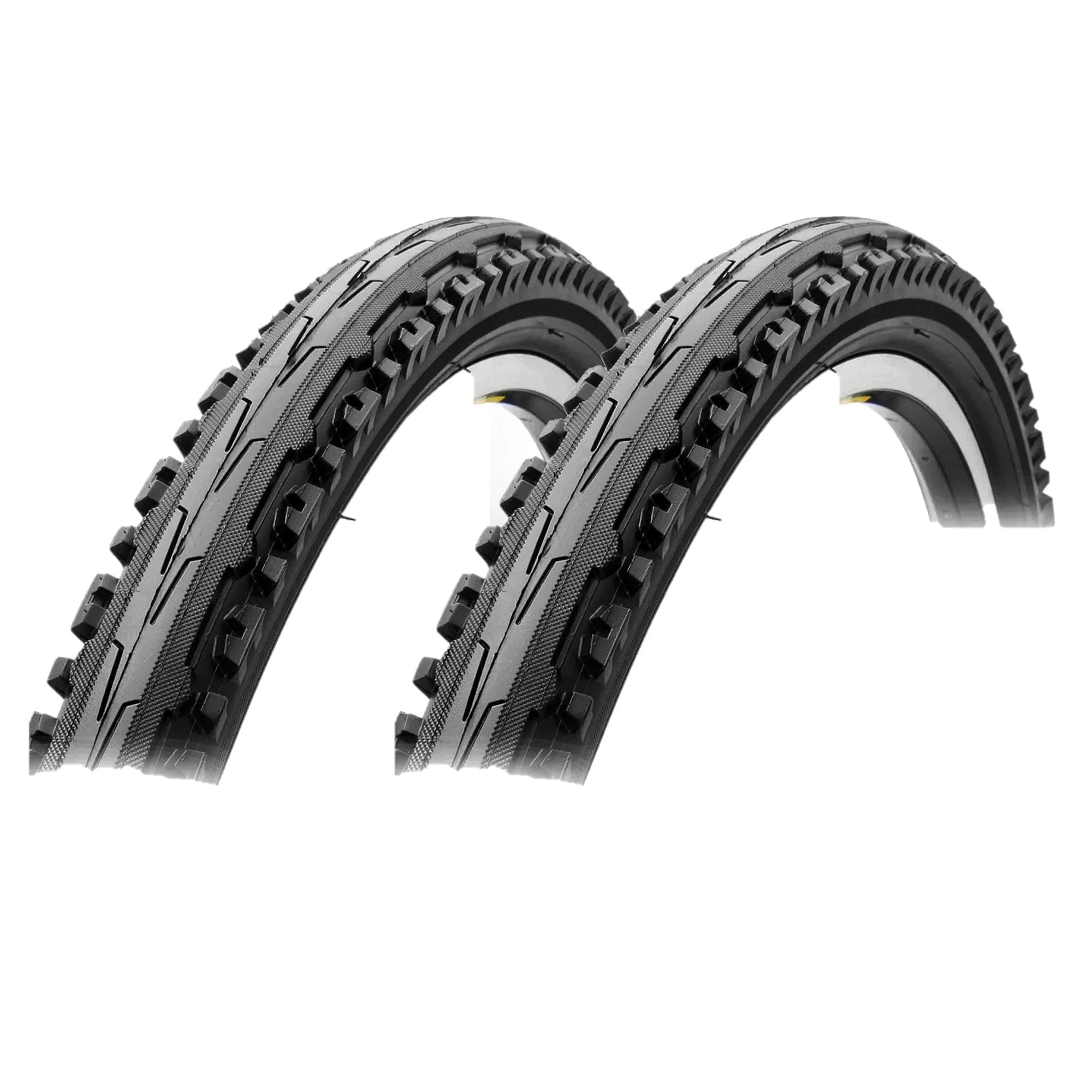 Sunlite Kross Plus Goliath Mountain Tire K847 - Black 26' x 1.95' - Pair for Street & Trail