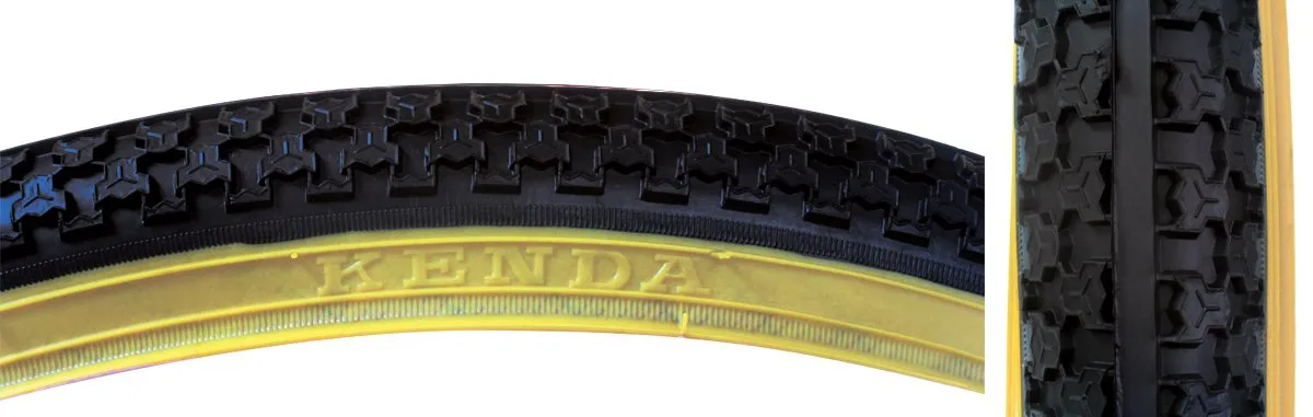 Sunlite MTB Raised Center Tire 26 x 1.75 for Road Use with Shallow Knobs - Durable and Versatile