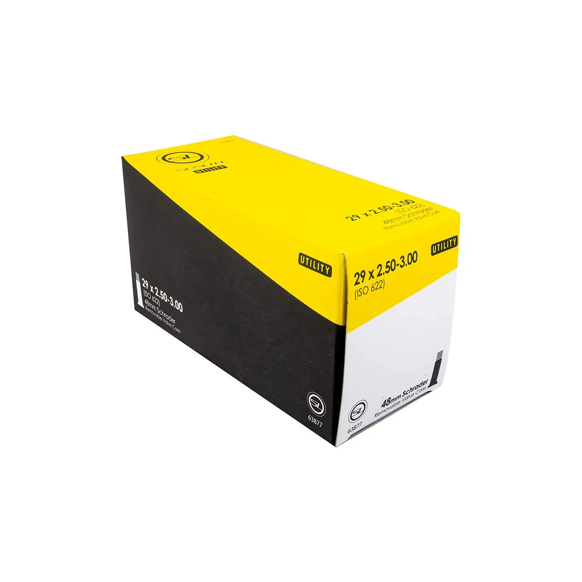 Sunlite Utili-T Schrader Valve Tubes Black 29 x 2.50-3.00 48mm Economy Quality Durable Options