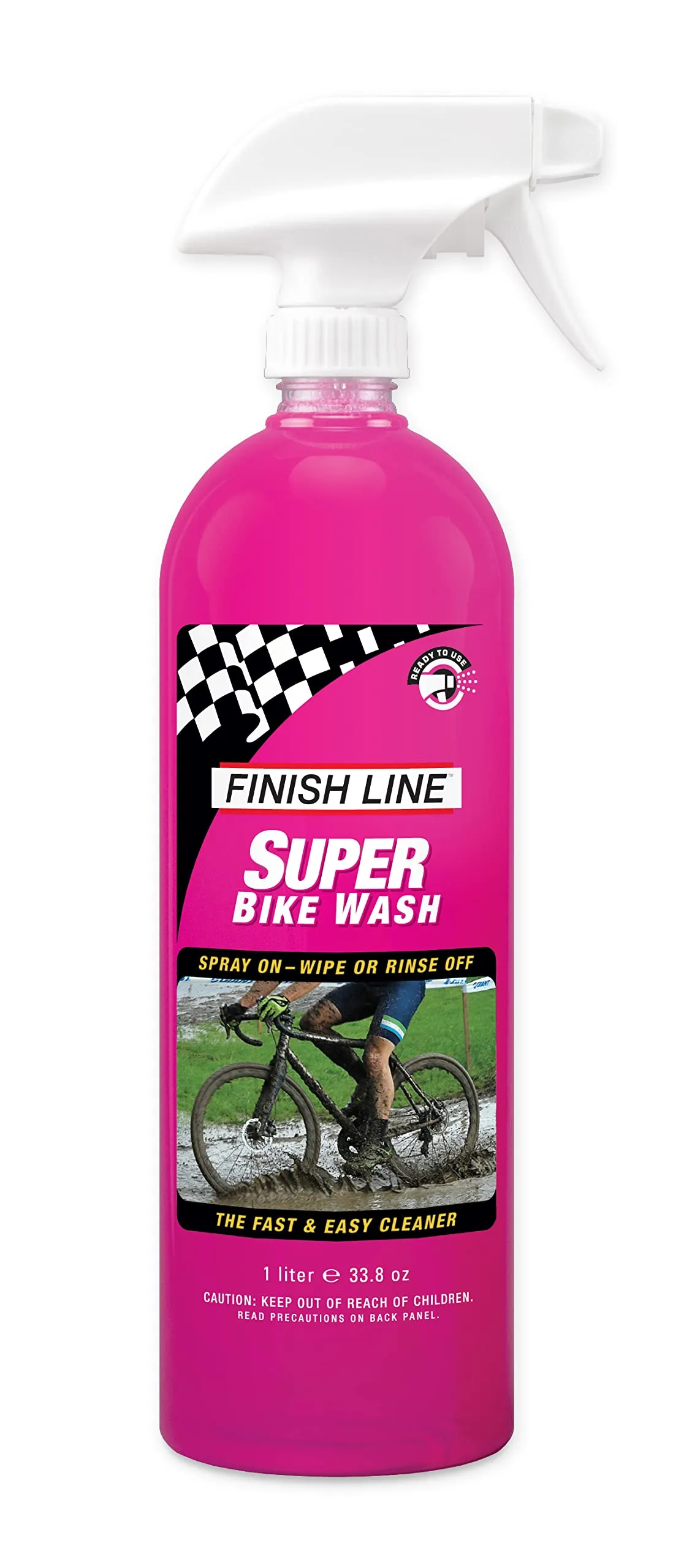 Super Bike Wash by Finish Line – Biodegradable Cleaner for Dirt, Grime, and Chain Soils