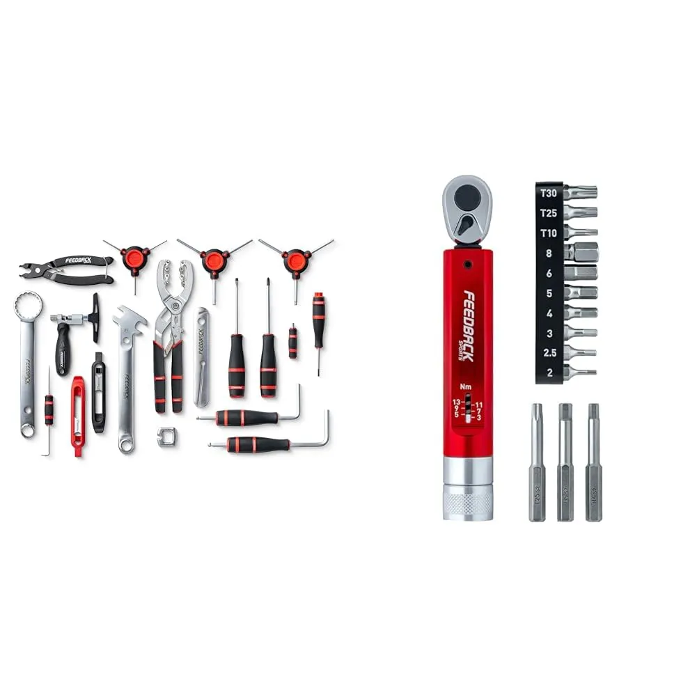 Team Tool Kit & Range Click Torque Wrench Set with 13 Bits