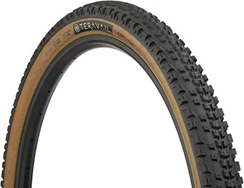 Teravail Ehline Bicycle Tire 29 x 2.3 - Light and Supple with Tan Sidewall for Superior Performance