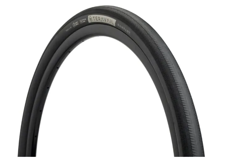 Teravail Rampart Bicycle Tire 700x38 Tubeless Black - Lightweight, Fast Compound for Gravel Rides
