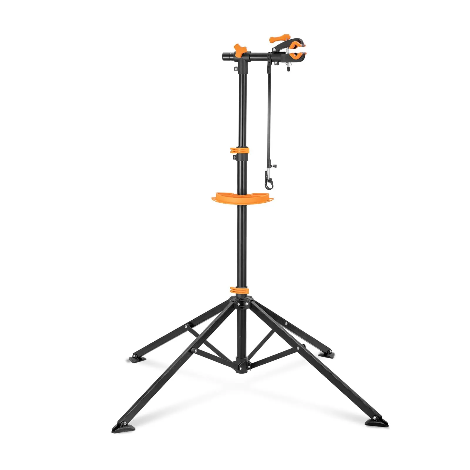 teraysun Bike Repair Stand Max 66lbs - Foldable Workstand with Tool Tray for Mountain & Road Bikes