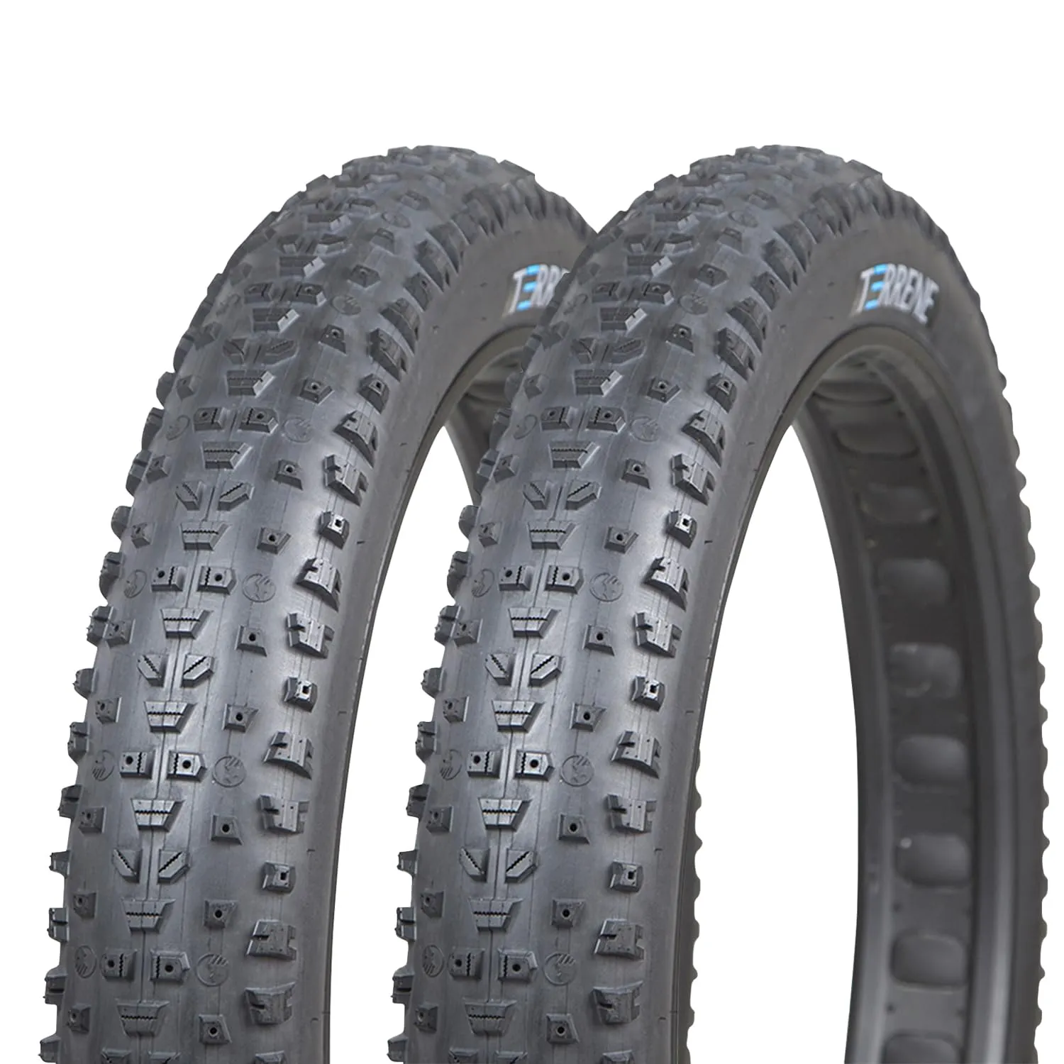Terrene Cake Eater Fat Bike Tire 26x4.0 – Lightweight, Studdable Design for Winter Adventures