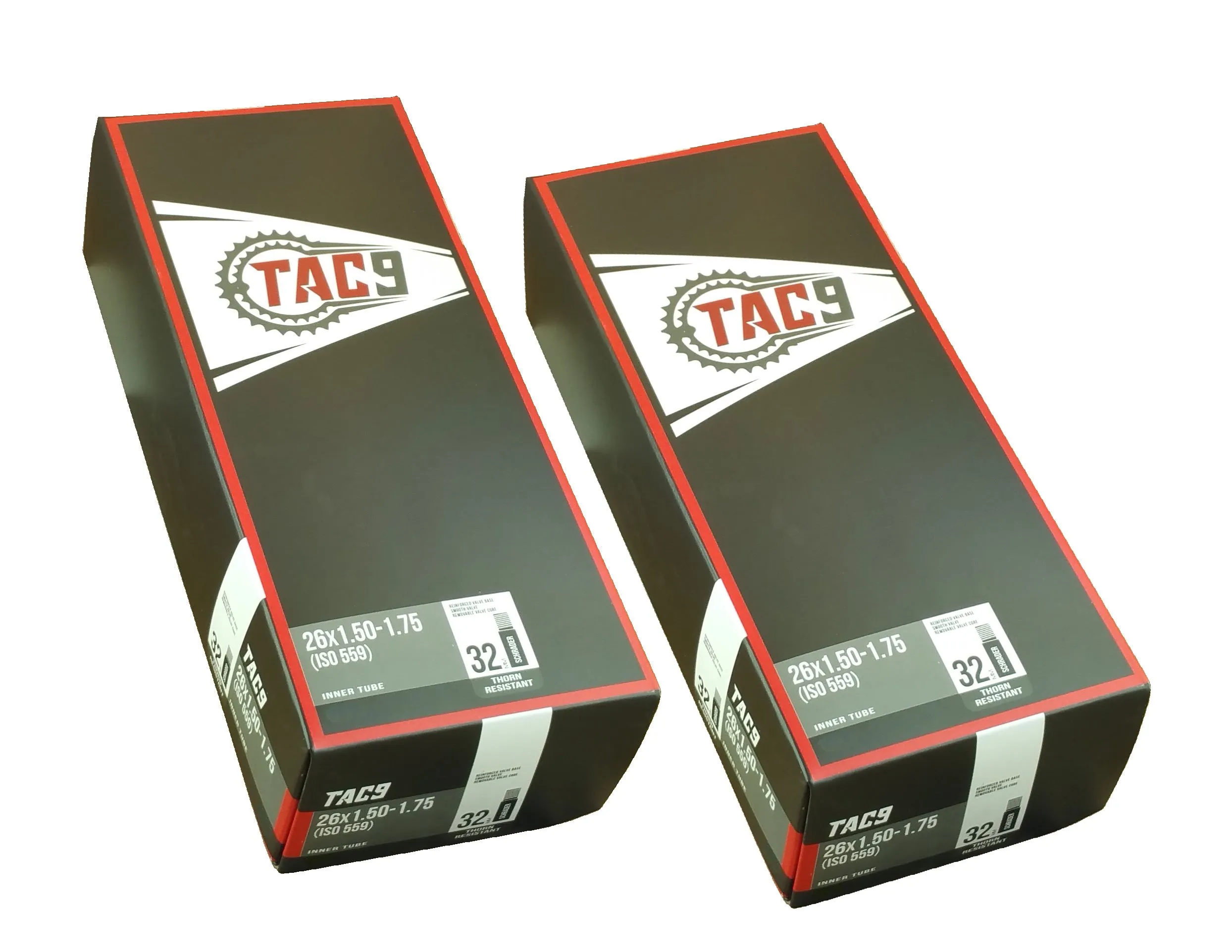 Thorn Resist Bike Tube, 26' x 1.50-1.75 32mm Schrader Valve, Puncture Resistant for MTB & Cruiser