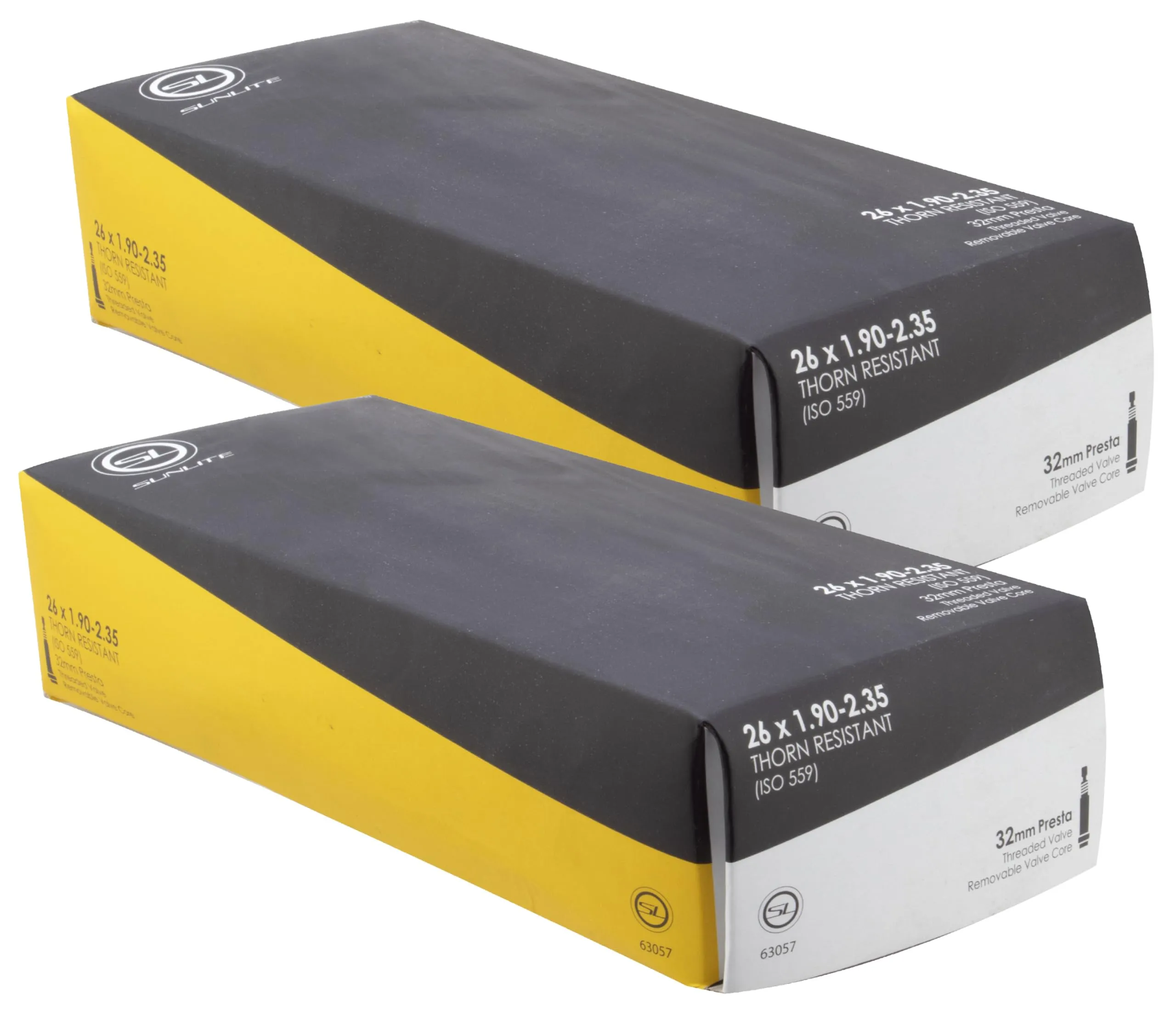 Thorn Resist Tube 26 x 1.90-2.35 32mm Presta Valve - Puncture-Resistant Mountain Bike Inner Tube