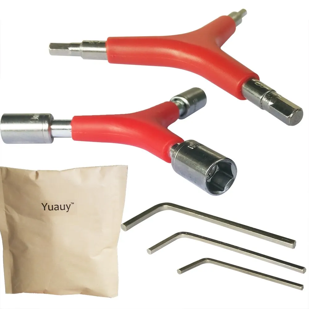 Three Way Triangle Allen Wrench Set for Bikes - Y-Type Hex & Socket Wrenches 2-10mm