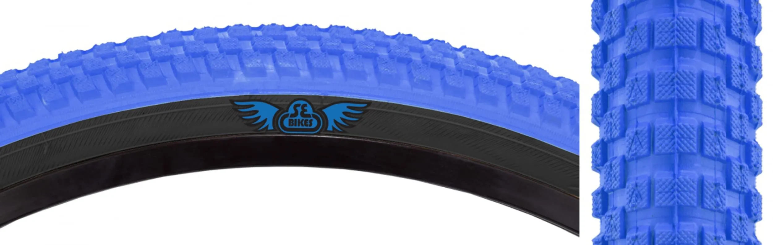 TIRE 24x2.0 SE Bikes CUB Blue/Black 27TPI Wire MPC - Durable Performance for All Your Cycling Adventures