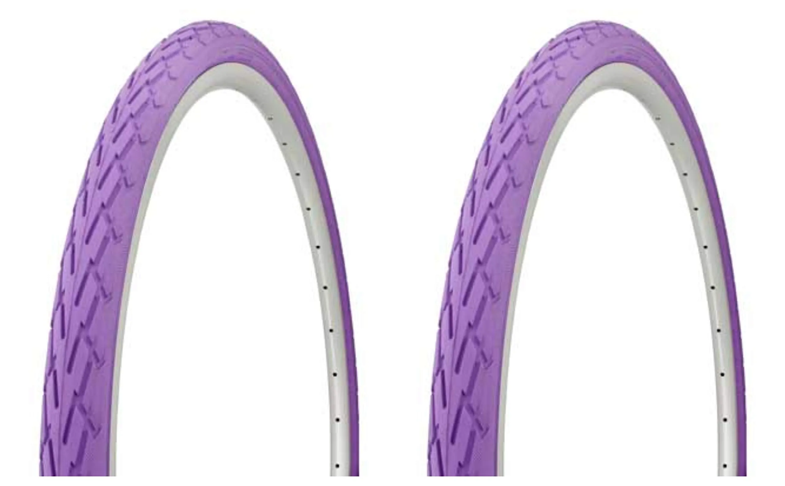 Tire Set of 2 Duro 700 x 38c Purple/Purple Side Wall DB-7044 - Ideal for Track & Fixie Bikes